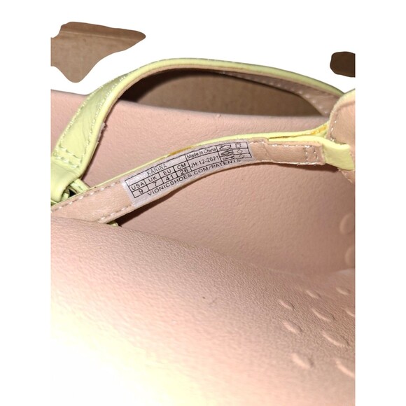 Vionic Karina Women Shadow Lime Slide Thong Post Comfort Orthotic Sandal Size 9 - Picture 9 of 16